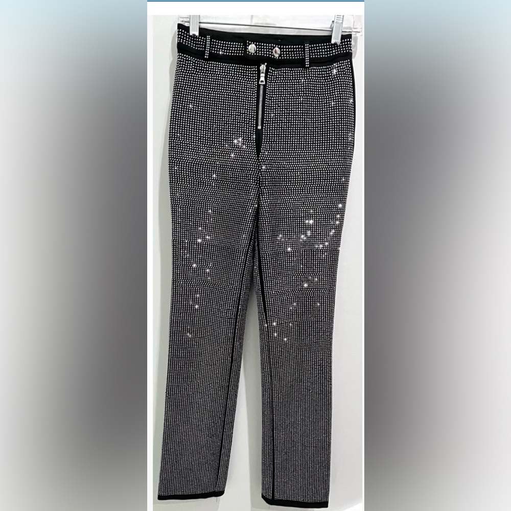 I.AM.GIA Black and rhinestone Studded Pants